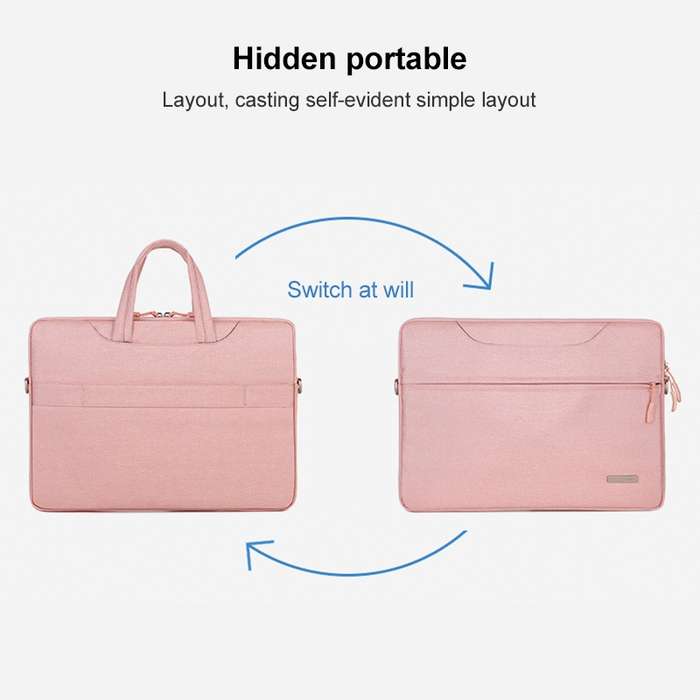 Handbag Laptop Bag Inner Bag, Size:15.6 inch(Pink)
