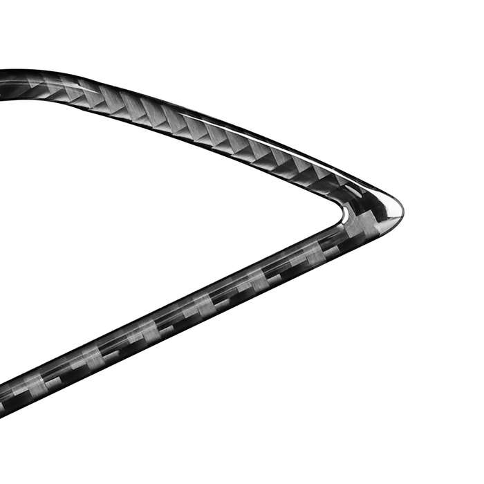 Car Carbon Fiber Dashboard Air Outlet Decorative Sticker for Porsche Panamera 2010-2016, Left and Ri