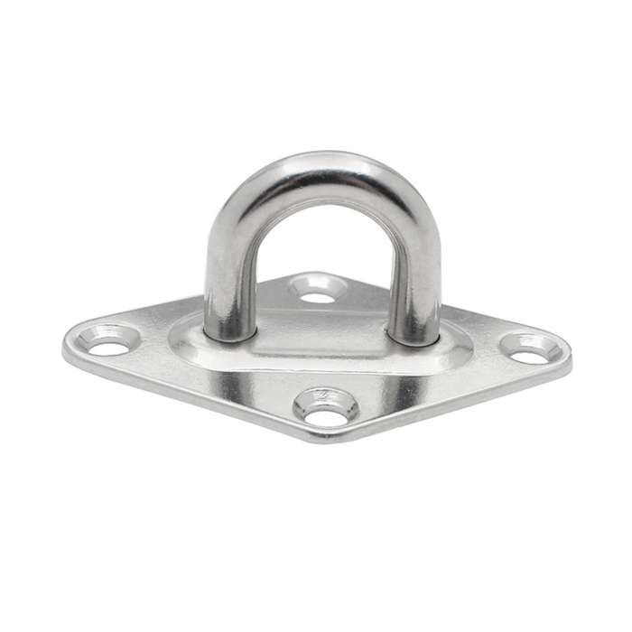 2 PCS 10mm 316 Stainless Steel Ship Diamond Door Hinges Buckle