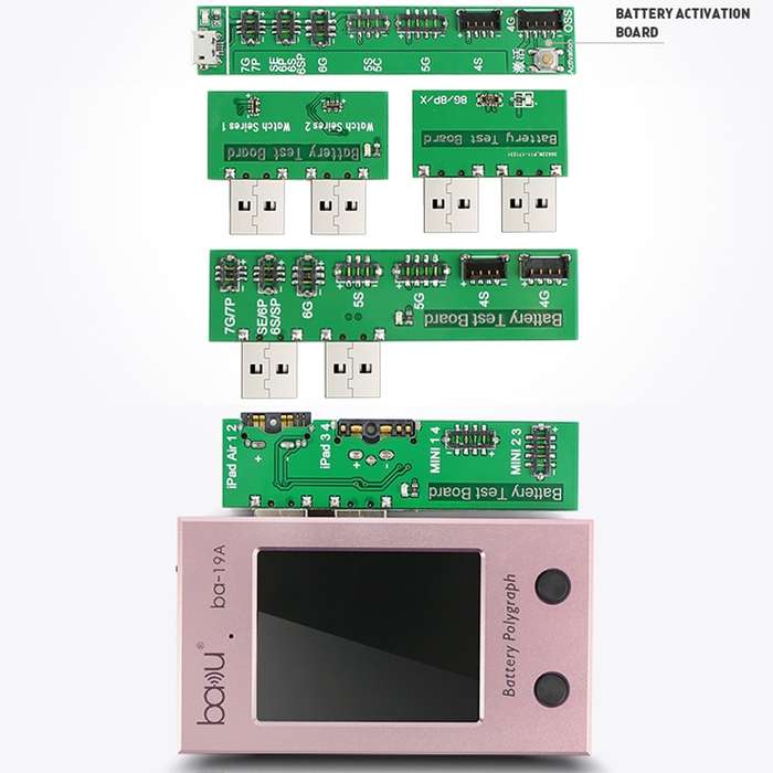 BAKU BA-19A Battery Polygraph for iPhone Battery(Rose Gold)