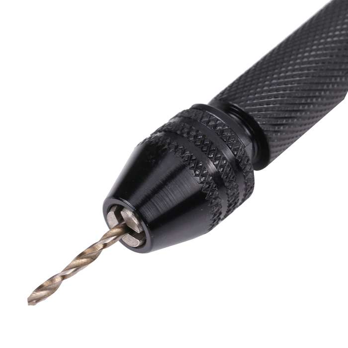Precision Pin Vise Mini Twist Drill Bits Hand Drill Set, Model:8011