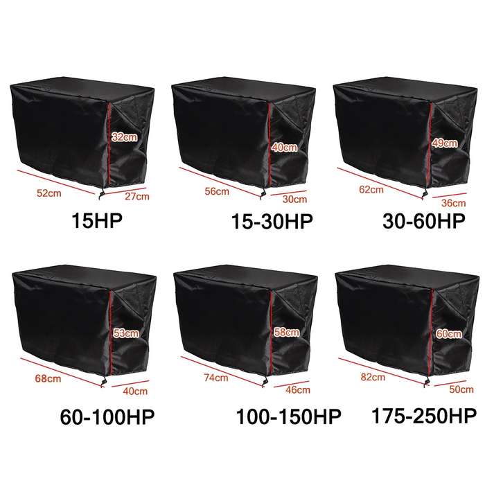 210D Oxford Cloth Boat Propeller Engine Waterproof and Dustproof Cover, Size:68x40x53cm/60-100H