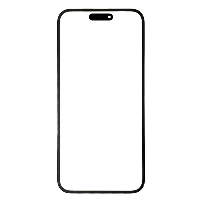 For iPhone 14 Pro Front Screen Outer Glass Lens with OCA Optically Clear Adhesive