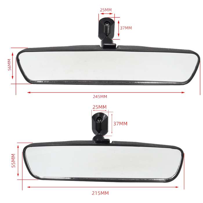 10 inch Car Modified Large Field View Reflective Auxiliary Mirror