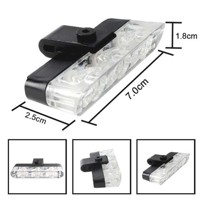4 in 1 Car 12LEDs Grille Flash Lights Warning Lights with Wireless Remote Control, Color:Blue