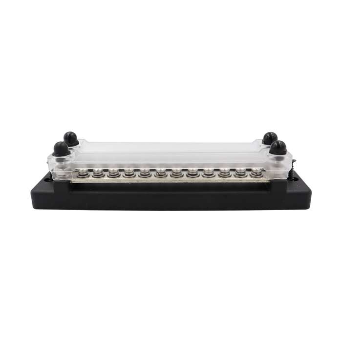 CP-3023-02 150A 12-48V RV Yacht Double-row 12-way Busbar(Black)