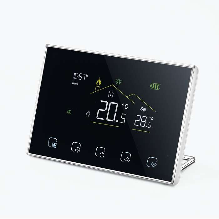 BHT-8000RF-VA- GAB Wireless Smart LED Screen Thermostat Without WiFi, Specification:Water / Electric