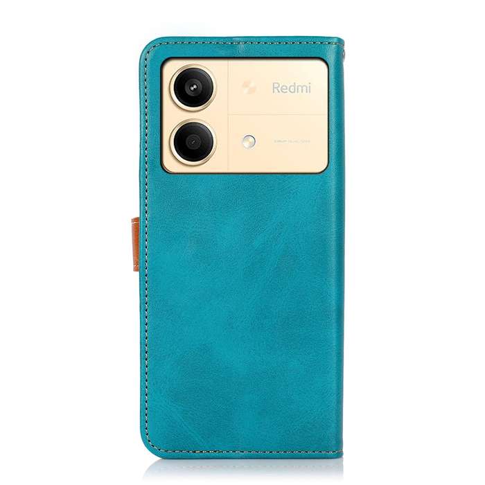 For Xiaomi Redmi Note 13R Pro KHAZNEH Cowhide Texture Flip Leather Phone Case(Blue)