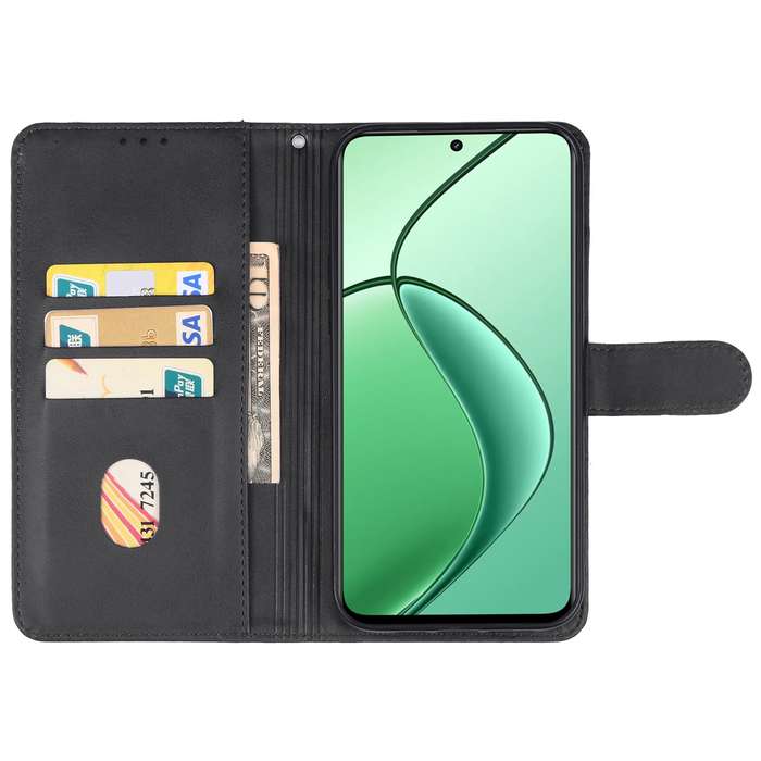 For Realme C65 5G Leather Phone Case(Black)