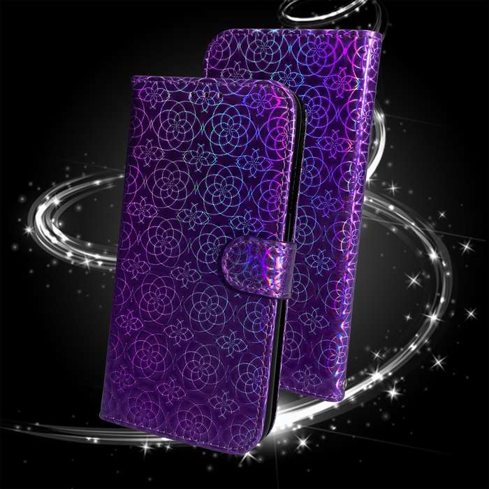 For Tecno Pova 6 5G / 6 Pro 5G Colorful Magnetic Buckle Leather Phone Case(Purple)