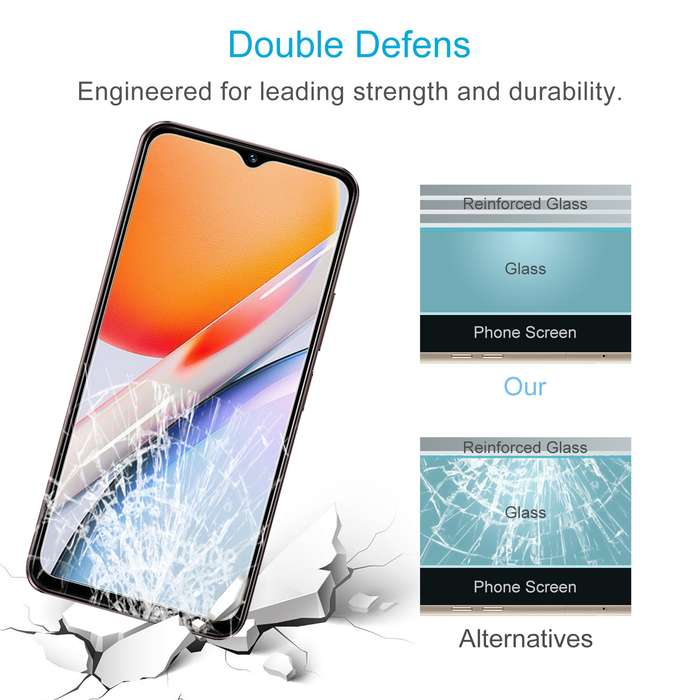 For vivo iQOO Z9 Lite 0.26mm 9H 2.5D Tempered Glass Film