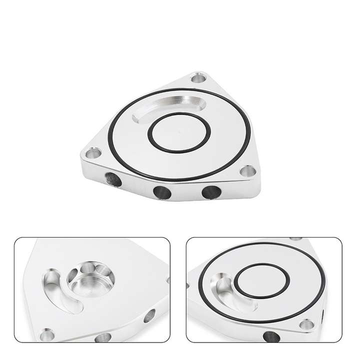 For Honda Civic 2015-2021 Car Turbo Blow Off Valve Plate Spacer BOV 1.5T Coupe Billet(Blue)