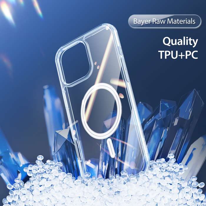 For iPhone 16 Pro Max DUX DUCIS Clin Mag Series Magsafe TPU Phone Case(Transparent)
