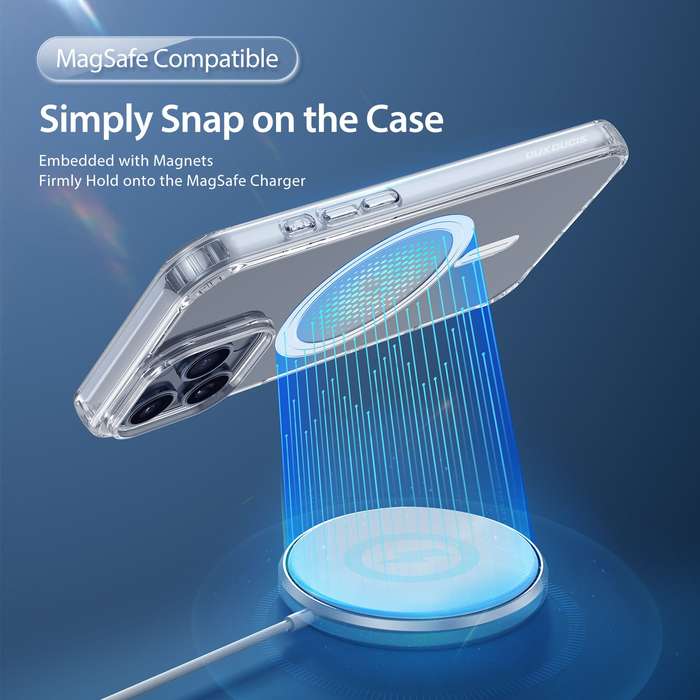 For iPhone 16 Pro Max DUX DUCIS Clin Mag Series Magsafe TPU Phone Case(Transparent)