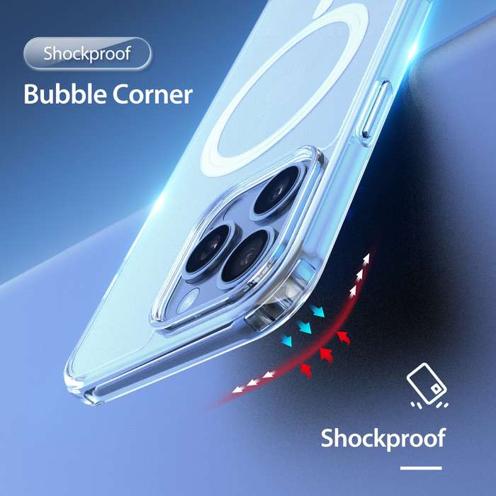 For iPhone 16 Pro Max DUX DUCIS Clin Mag Series Magsafe TPU Phone Case(Transparent)