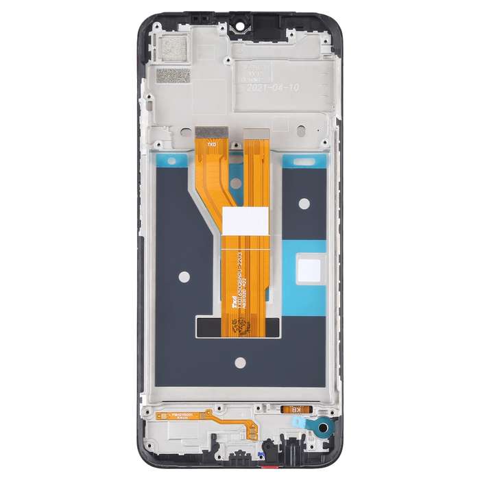 For Realme Narzo 50i 4G RMX3235 OEM LCD Screen Digitizer Full Assembly with Frame