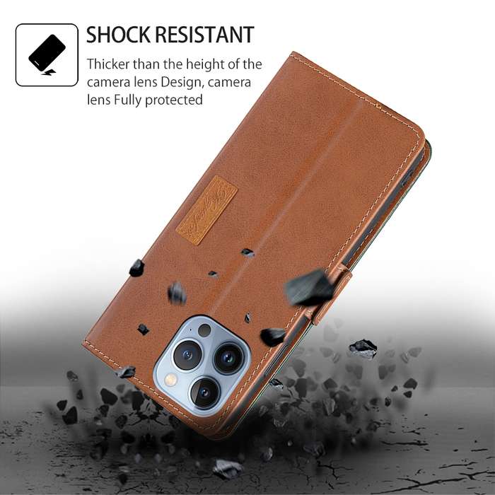 For Realme C65 4G Contrast Color Side Buckle Leather Phone Case(Light Brown + Green)