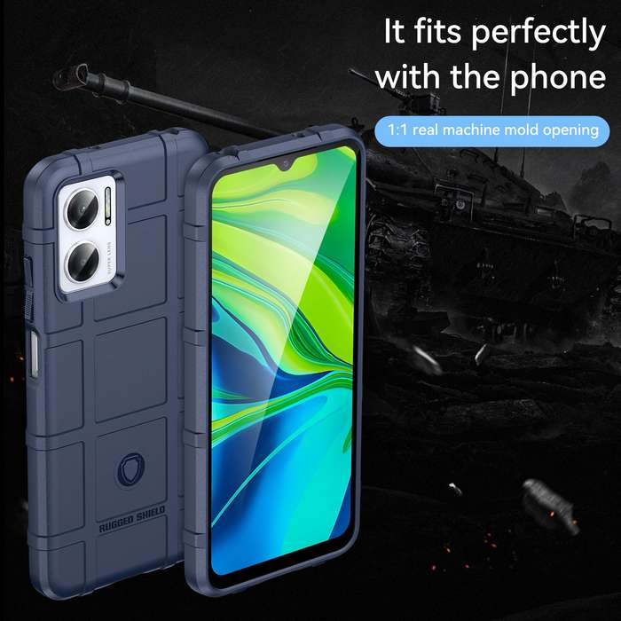 For Xiaomi Redmi Note 10 5G Full Coverage Shockproof TPU Phone Case(Blue)