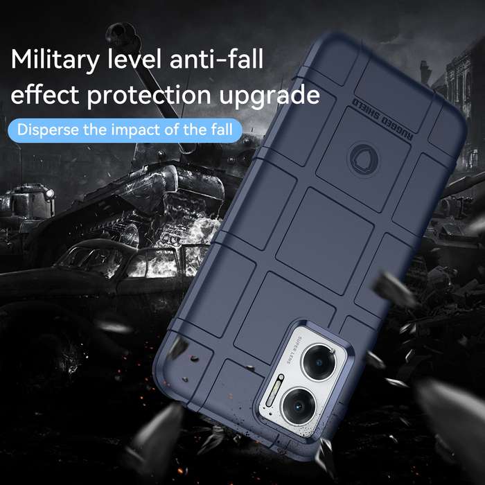 For Xiaomi Redmi Note 10 5G Full Coverage Shockproof TPU Phone Case(Blue)