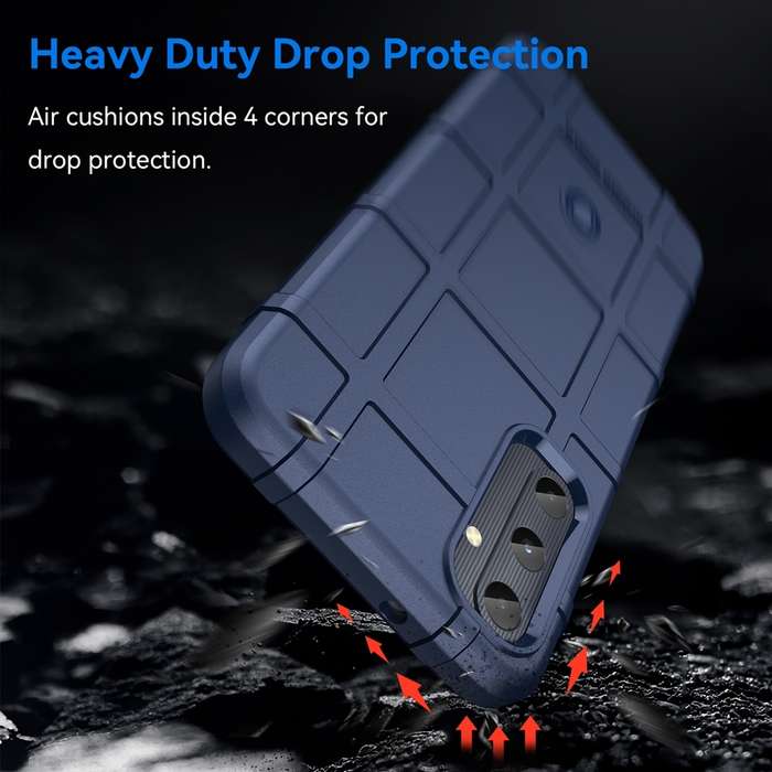 For Samsung Galaxy M14 4G Full Coverage Shockproof TPU Phone Case(Blue)