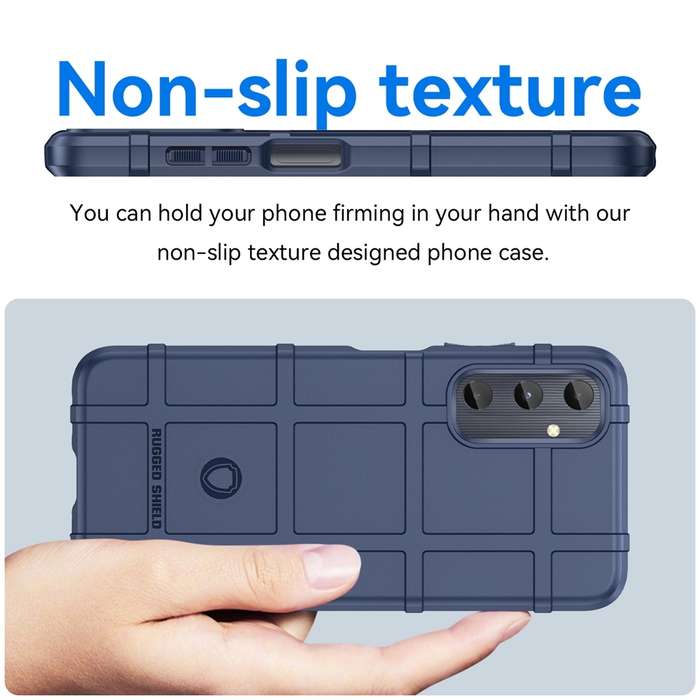 For Samsung Galaxy M14 4G Full Coverage Shockproof TPU Phone Case(Blue)