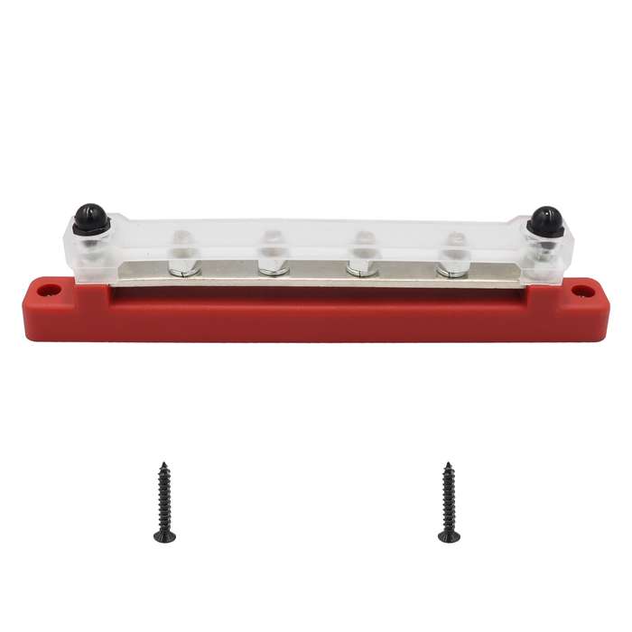 CP-3121-01 150A 48V RV Yacht Car Single-row 4-way Terminal Busbar