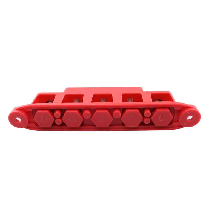 CP-4122-02 RV Yacht M8 Single Row 5-way Power Distribution Block Busbar with Cover