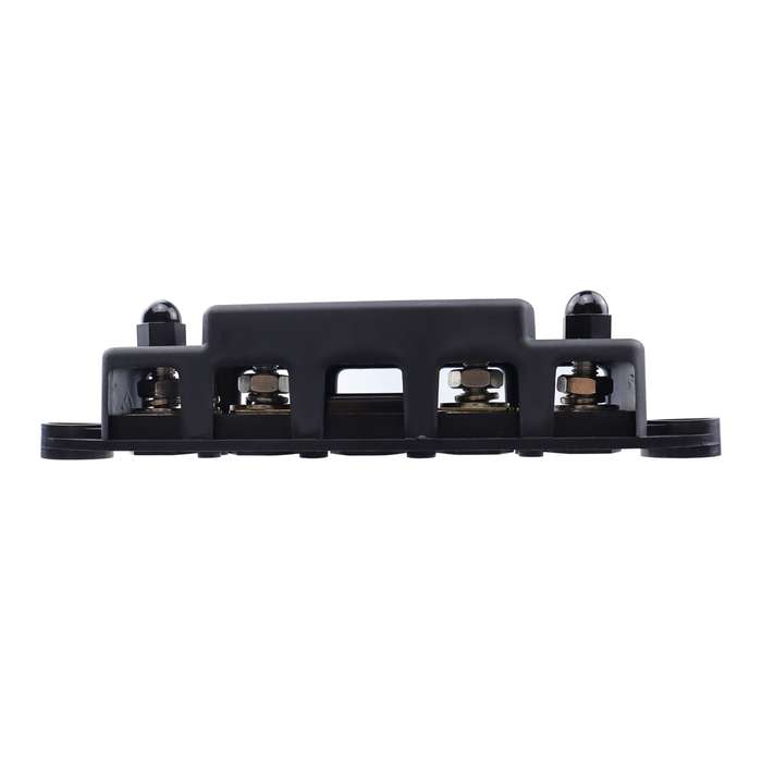 CP-4124-01 RV Yacht M8 Single Row 4-way Power Distribution Block Busbar with Cover with 300A Fuse
