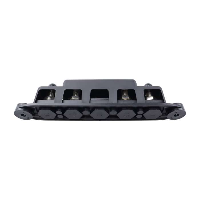 CP-4124-01 RV Yacht M8 Single Row 4-way Power Distribution Block Busbar with Cover with 300A Fuse