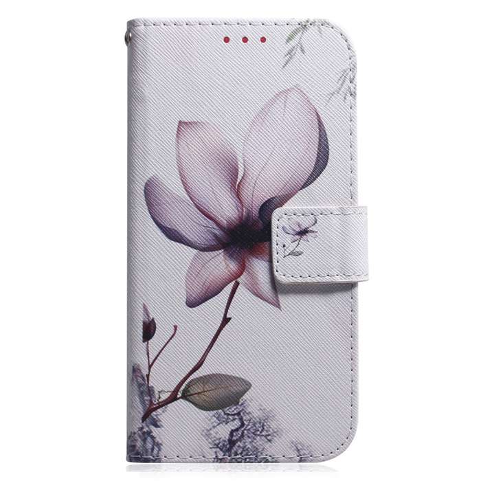 For Realme C65 4G Coloured Drawing Flip Leather Phone Case(Magnolia)