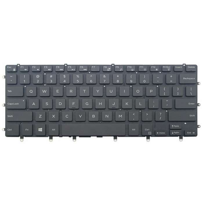 For Dell 5510 M5510 15-7558 7568 XPS 15-9550 US Version Laptop Keyboard(Black)