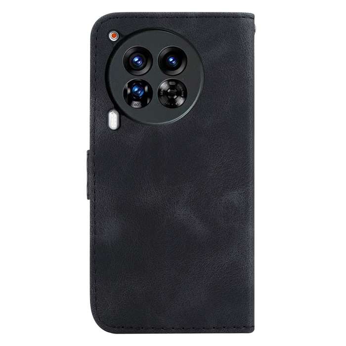 For Tecno Camon 30 Premier 5G Seven-shaped Embossed Leather Phone Case(Black)