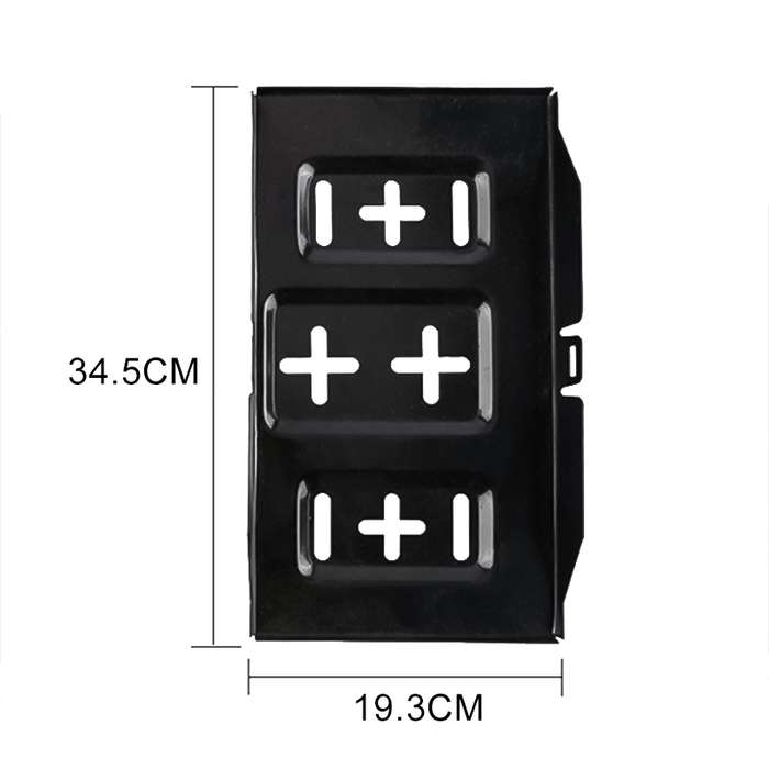 Car Universal Battery Bracket Adjustable Battery Fixed Holder + Base Tray, Size:34.5cm Base + 23cm B