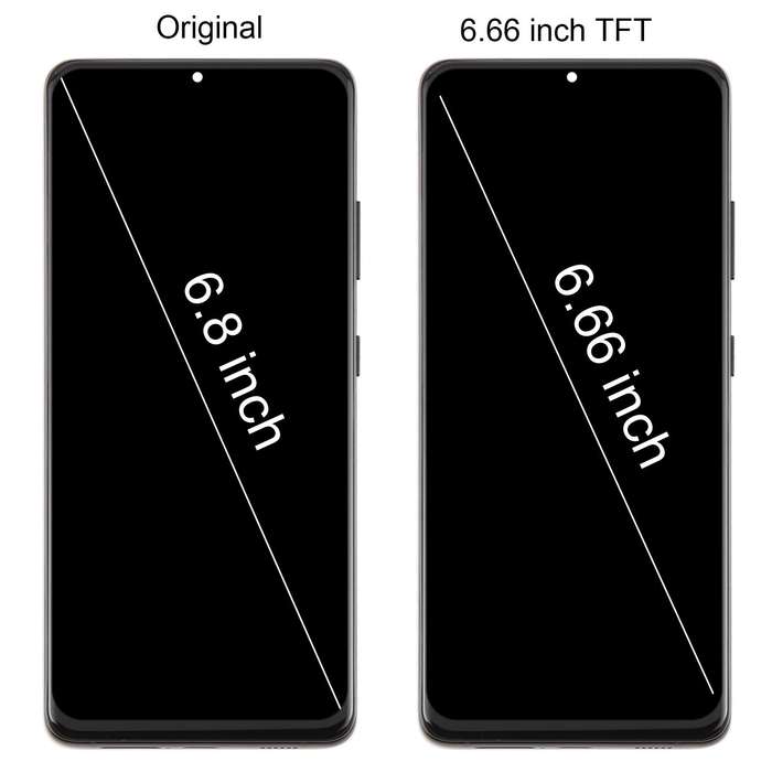 For Samsung Galaxy S21 Ultra 5G SM-G998B TFT LCD Screen Digitizer Full Assembly with Frame, Not Supp
