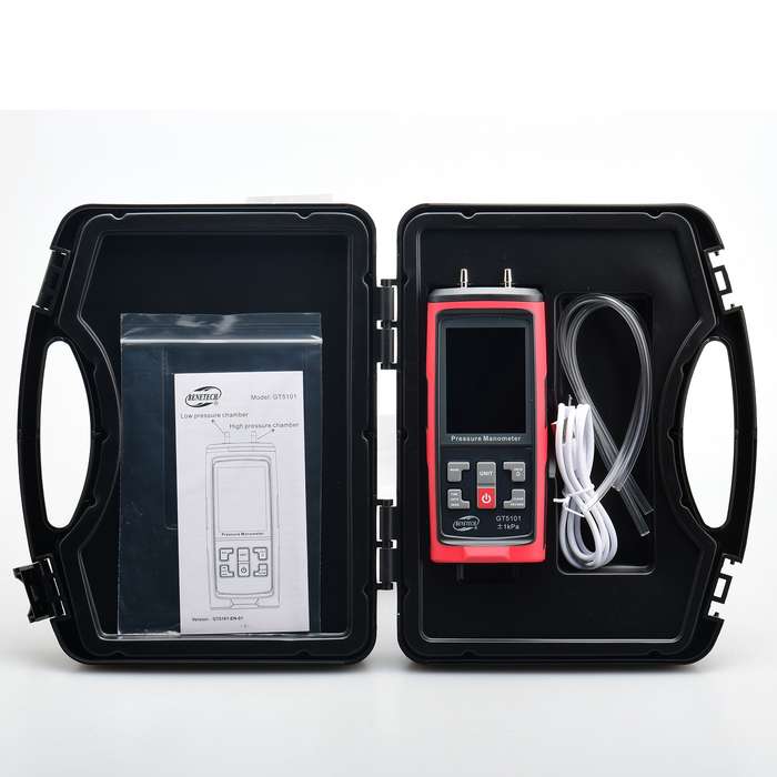BENETECH GT5101 LCD Display Differential Pressure Meter, Specification:1KPa