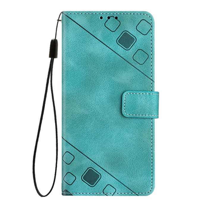 For OPPO F17 Pro / A93 2020 4G Global Skin-feel Embossed Leather Phone Case(Green)