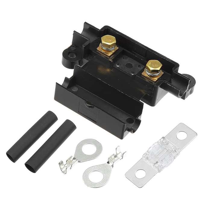 6 in 1 For Dual Battery Systems ANS Car Fuse Holder Fuse Box Kit, Current:120A