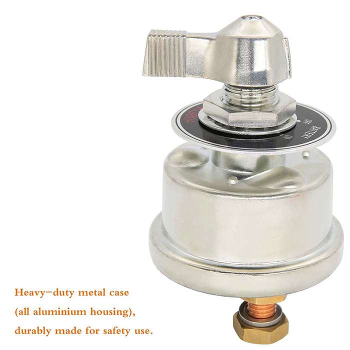 300A Car Ships RV High Current Battery Cut-Off Switch Battery Power Isolator With Accessories