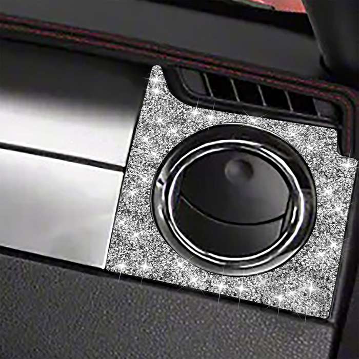 For Ford Mustang 2005-2009 Car Right Air Outlet Diamond Decorative Sticker, Left Drive