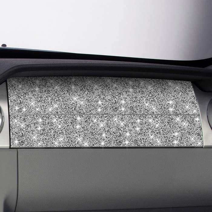 For Ford Mustang 2005-2009 Car Airbag Cover Diamond Decorative Sticker, Left Drive