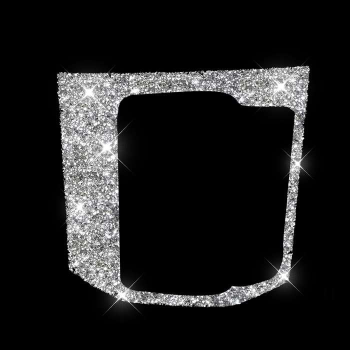 For Mazda CX-5 2017-2018 Car Gear Panel Diamond Decorative Sticker, Right Drive