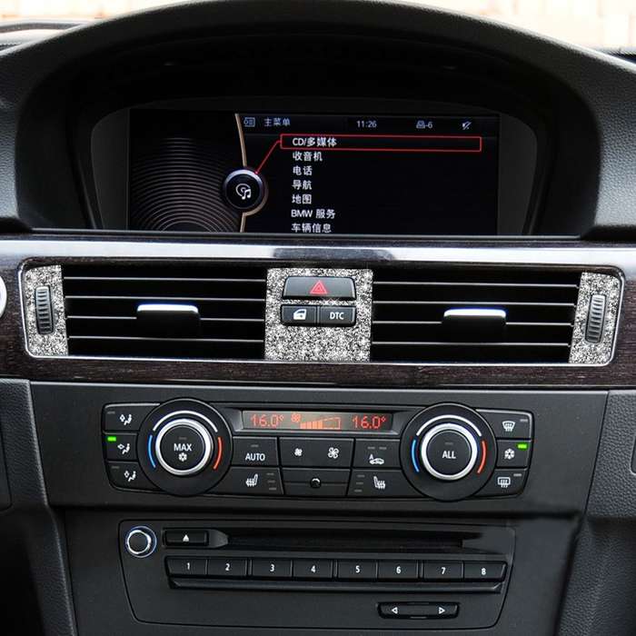 For BMW 3 Series E90 / E92 / E93 2005-2012 Basic Car Air Outlet Diamond Decorative Sticker
