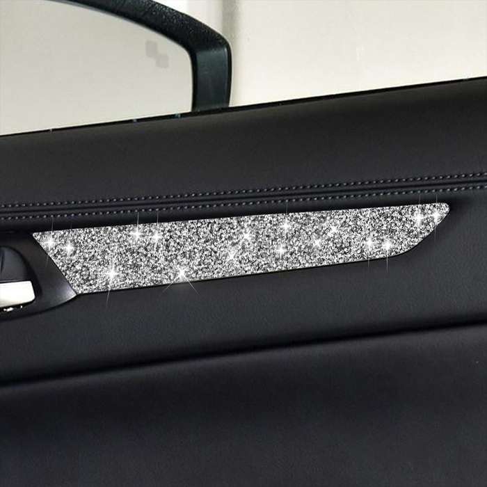 For Mazda CX-5 2017-2018 Car Door Panel Diamond Decorative Sticker,Left and Right Drive Universal