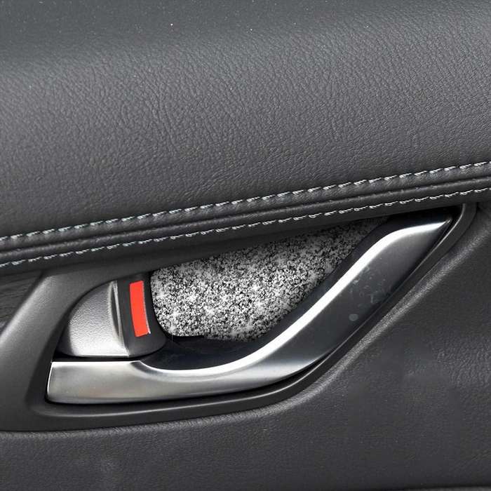 For Mazda CX-5 2017-2018 Car Inner Door Bowl Diamond Decorative Sticker,Left and Right Drive Univers