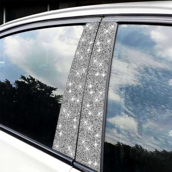 For BMW 3 Series E90 2005-2012 Car B-pillar Diamond Decorative Sticker