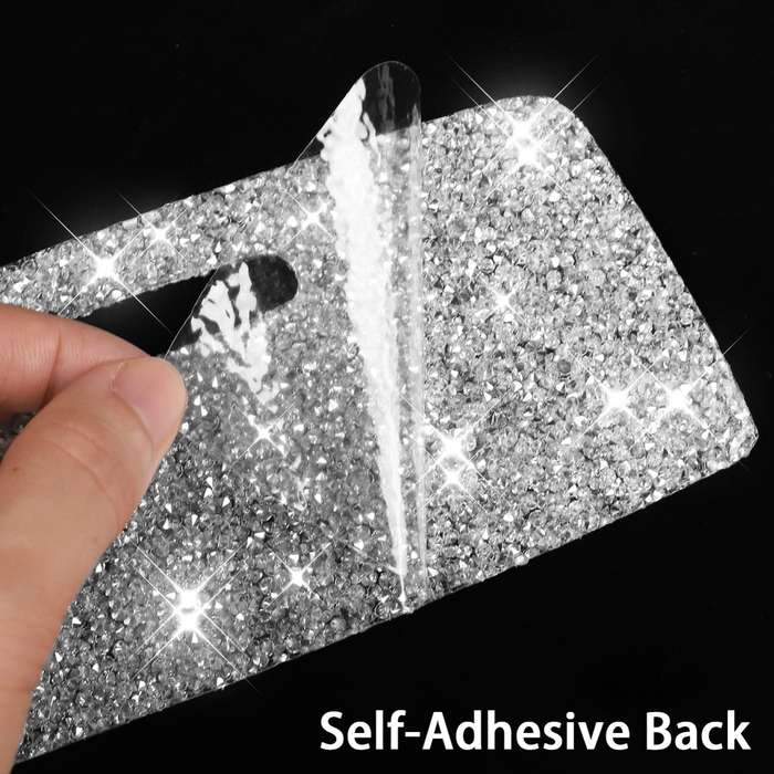 For Ford Mustang 2015-2020 Car CD Panel Diamond Decoration Sticker, Left and Right Drive