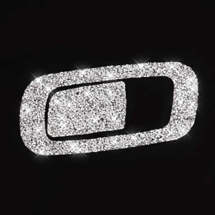 For Honda Civic 2016-2019 Car Storage Switch Diamond Decorative Sticker, Left-hand Drive