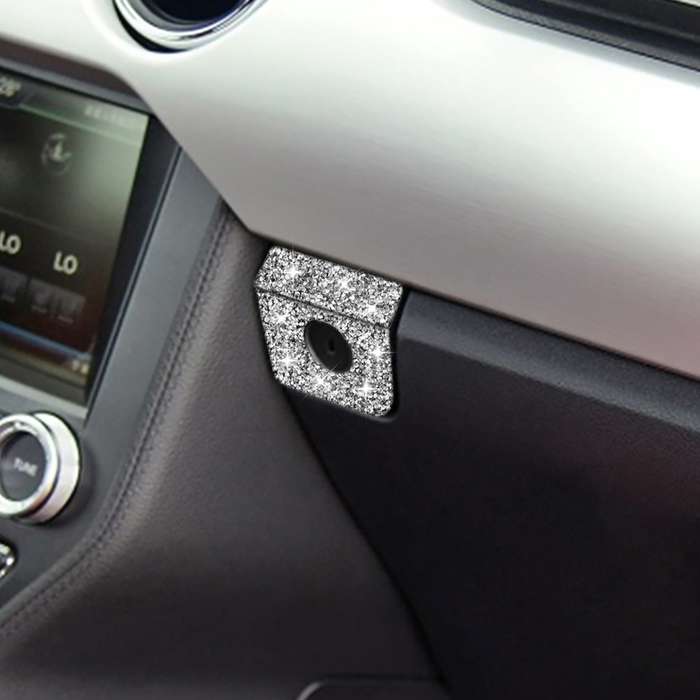 For Ford Mustang 2015-2020 Car Toolbox Diamond Decoration Sticker, Left Drive