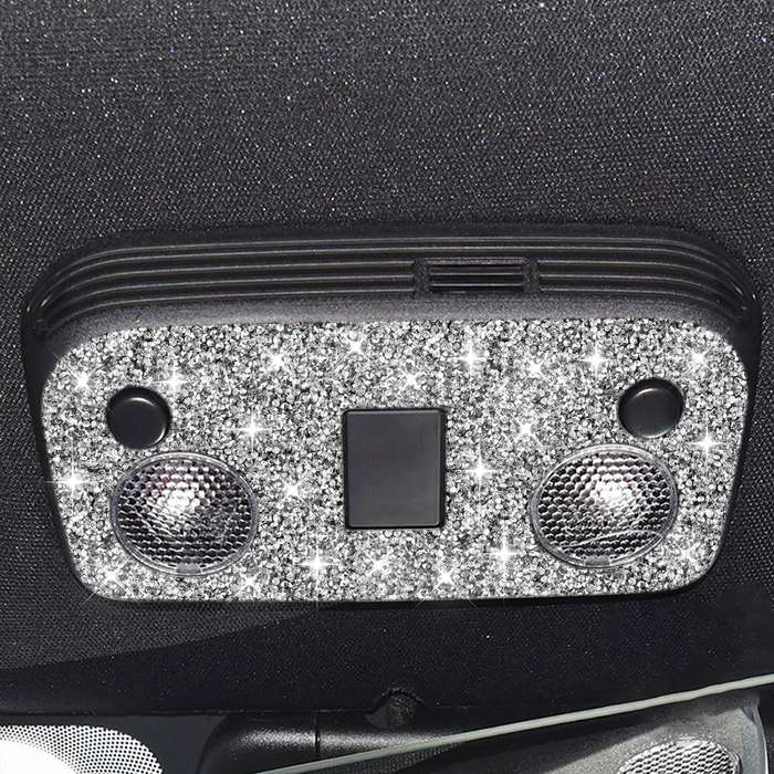 For Ford Mustang 2015-2020 Car Reading Light Diamond Decoration Sticker, Left and Right Drive