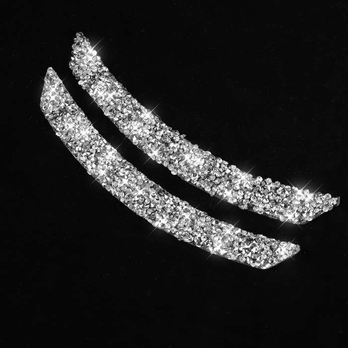 For Nissan 350Z 2003-2009 2pcs Car Air Outlet Diamond Decorative Sticker,Left and Right Drive Univer